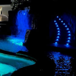 Pool Grotto Step Lights