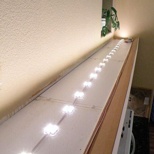 Above Cabinet LED Lighting using LED Modules - DIY LED ...