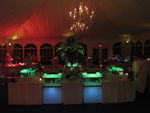 RGB LED Lights for a catering event