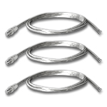(3) Waterproof Strip Light Plug Connectors with 24" Lead Wire