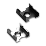 (2) Extrusion Mounting Clip for 45 ALU and SILER Extrusions