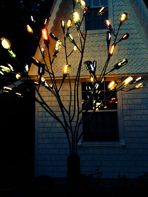 LED Bottle Tree