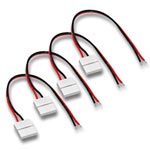 (4) Ribbon to Wire Snap Connector for Ribbon Star LED Strips - 6"