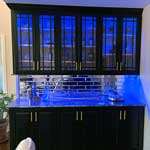 RGBW Liquor Cabinet Blue