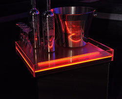 Mynt Lounge Red LED trays