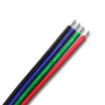 22 Gauge RGB Connection Wire, Black+BGR
