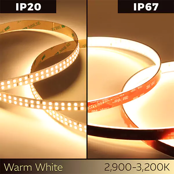 Ribbon Star MegaLux 12mm LED Strip Lights - 288 LEDs per Meter - UL 24VDC - IP20 & IP67 - Image 2
