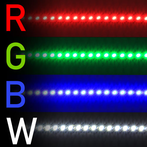 Ribbon Star HID RGBW LED Strip Light - 252 LEDs per Meter - UL 24VDC - IP20 - Image 3