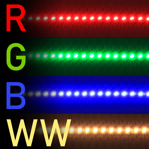 Ribbon Star HID RGBW LED Strip Light - 252 LEDs per Meter - UL 24VDC - IP20 - Image 5