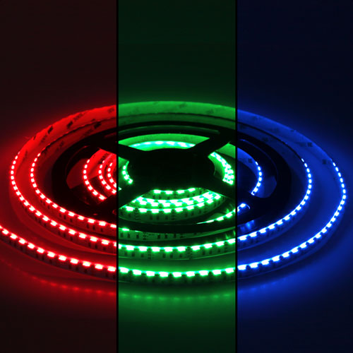 Ribbon Star RGB Side Emitting Strip Light - 120 LEDs per Meter - 12VDC - IP20 & IP65 - Image 2
