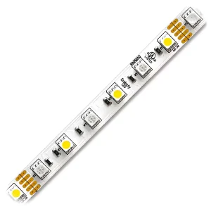Ribbon Star RGB + White LED Strip Light - 60 LEDs per Meter - UL 12VDC - IP20 & IP67