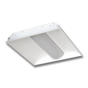 LED Troffer Light Fixture 5000K White 40W, 2ft x 2ft, 100-277AC