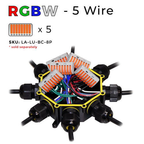 rgbw 8 port example