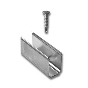 (10) Metal Mounting Clips and Screws for 8x12mm Side Emitting LED Neon