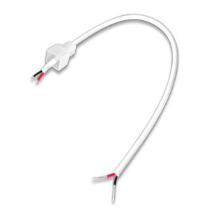 Silicone End Cap with Hole and Wire Lead for 10x10mm Top Emitting LED Neon