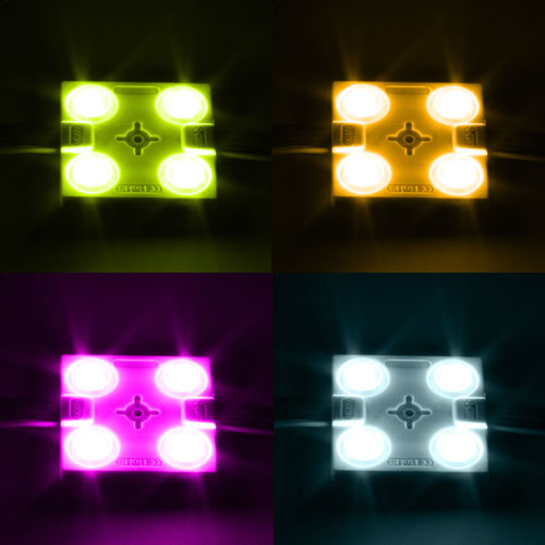 UL Listed ES4 RGB Light Module with 160° Lens - 12VDC - Image 5