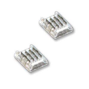 (2) Solderless RGB Strip to Strip Butt Connectors - 10mm