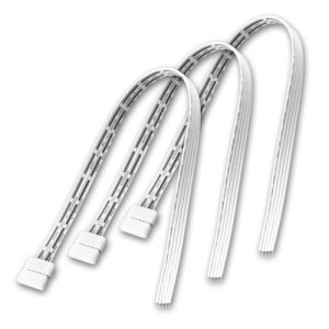 (3) Ribbon to Wire Snap Connector for 50/50 12mm RGBW LED Strips