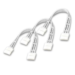(3) Ribbon Wire Ribbon Snap Connector for 50/50 12mm RGBW LED Strips