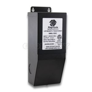 Magnitude LED Power Supply Dimmable by Magnetic Low Voltage Dimmer 24V - 60W