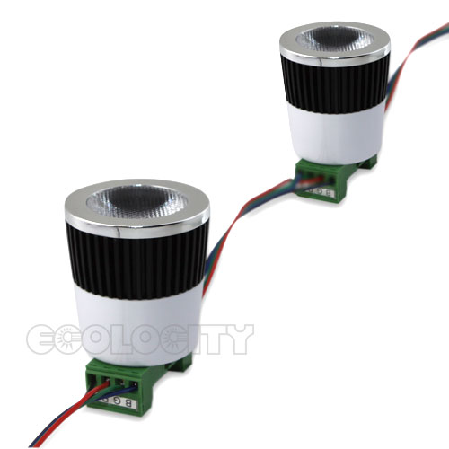 RGB LED Spot Bulb MR16 with screw down 4 wire connect 7W - Image 2