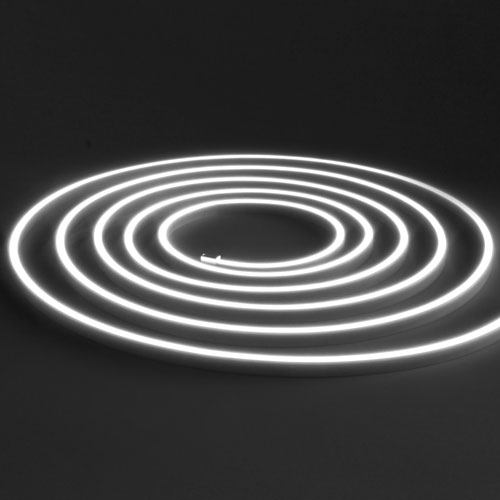 White LED Neon Waterproof Horizontal Bend Side Emitting - ETL 24VDC - 197"(5m) - Image 2