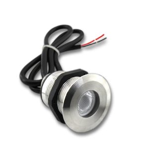 1.75" LED Recessed Light Screw Down 60&deg - 12VDC, IP67 SS316