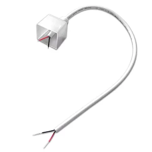 Silicone End Cap with Hole and 2 Wire Lead for 16x16mm Flexible Wall Washers