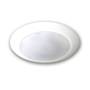 6" Round Dimmable LED Downlight, Warm White 3000K 15W 120V